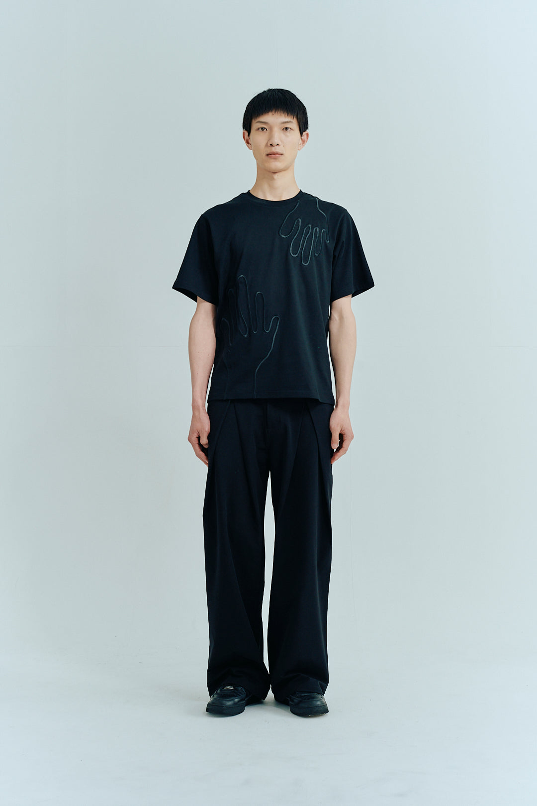 パンツ CANYON CLOTHING Wide leg trousers black BOTTOMS – Canyon Clothing